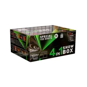 SHOW BOX 4IN1 PXC204 – wyrzutnia Piromax 153 strzałów 25/30 mm