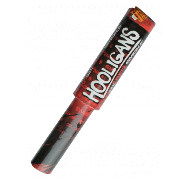 czerwona Klasek Red Smoke HOOLIGANS HDP60C – świeca dymna 1 sztuka
