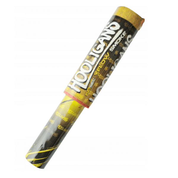 żółta Klasek Yellow Smoke HOOLIGANS HDP60ZL – świeca dymna 1 sztuka