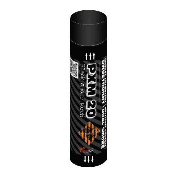 czarny zawleczka PXM20 BLACK – świeca dymna Piromax 1 sztuka