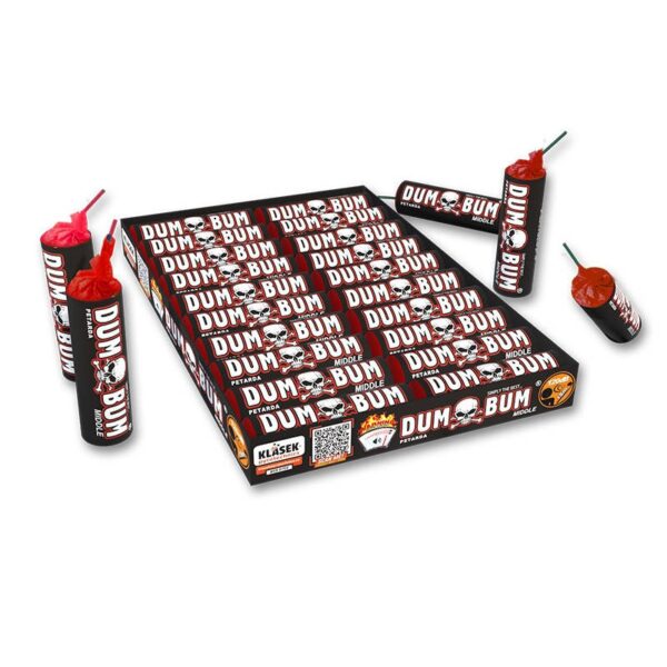 Dum Bum Middle Red P6A13(R) – petardy Klasek 20 sztuk