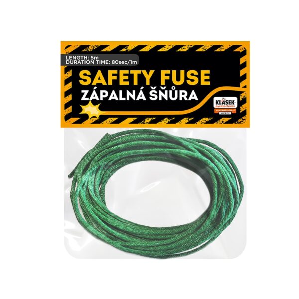 SAFETY FUSE ZS5M – lont zielony 5 m 2 mm