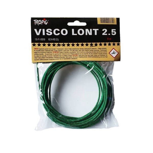 Lont zielony VISCO 5m – lont zielony 90sek/1m