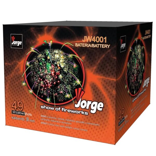 Show of Fireworks JW4001 – wyrzutnia Jorge 49 strzałów 30 mm