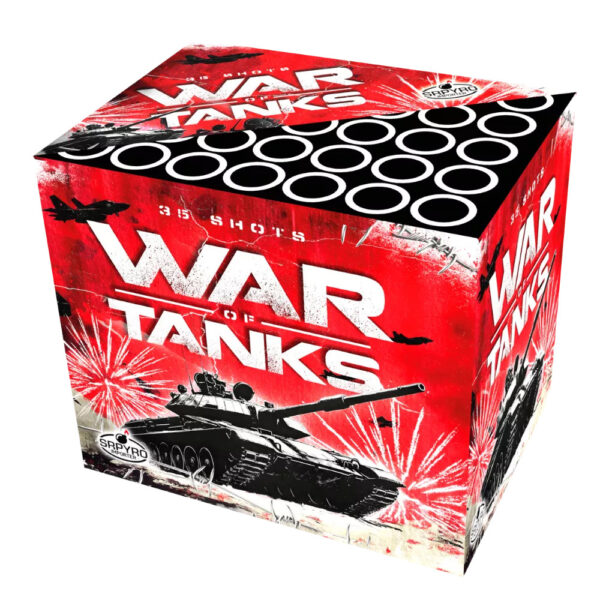 WAR OF TANKS CLE4055 – wyrzutnia SrPyro 35 strzałów 36 mm