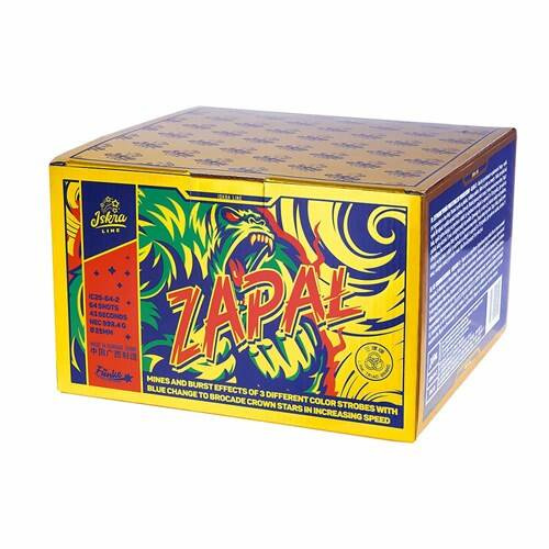 ZAPAŁ IC25-64-2 – wyrzutnia Iskra 64 strzałów 25 mm