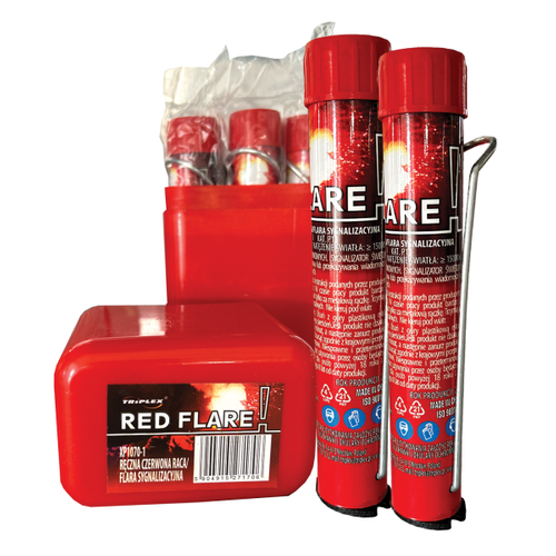 CZERWONA/RED FLARE XP1070-1 – raca morska Triplex 1 sztuka