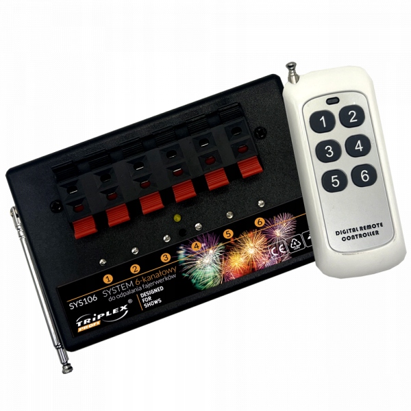 SYS106 – system zdalnego odpalania Triplex 6 kanałów