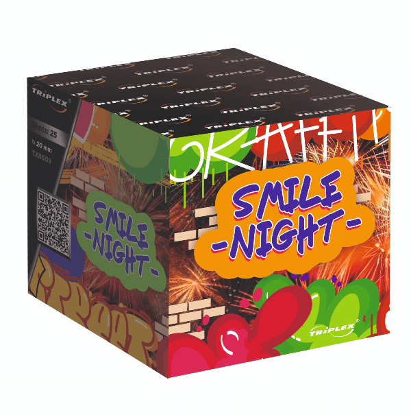 SMILE NIGHT TXB609 – wyrzutnia Triplex 25 strzałów 20 mm