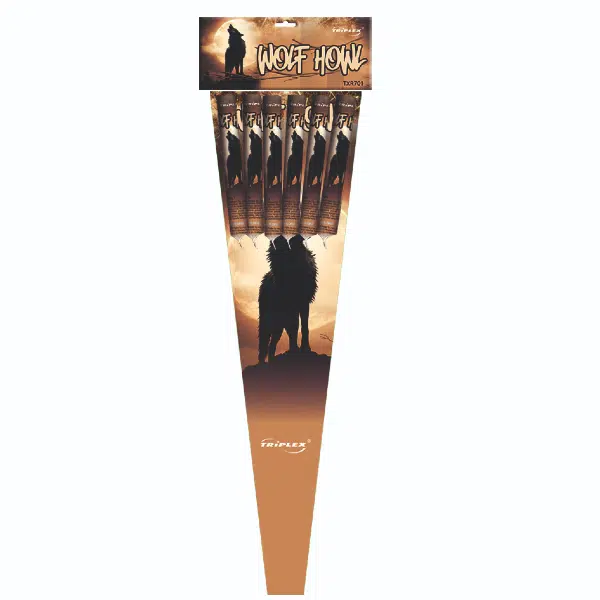 WOLF HOWL TXR701 – rakiety z piskiem Triplex 6 sztuk