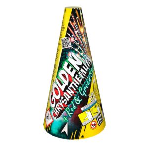 GOLDEN CHRYSANTHEMUM + RED & GREEN STARS JF91 – wulkan Jorge 1 sztuka