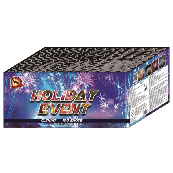 HOLIDAY EVENT CLE4147 – wyrzutnia SrPyro 100 strzałów 20/25/30 mm