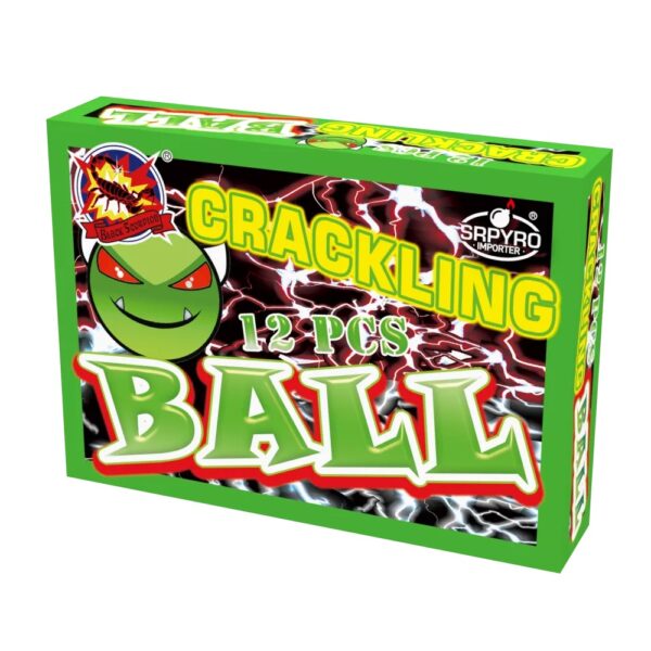 Crackling Ball CLE0052 – trzaskające kulki SrPyro 12 sztuk