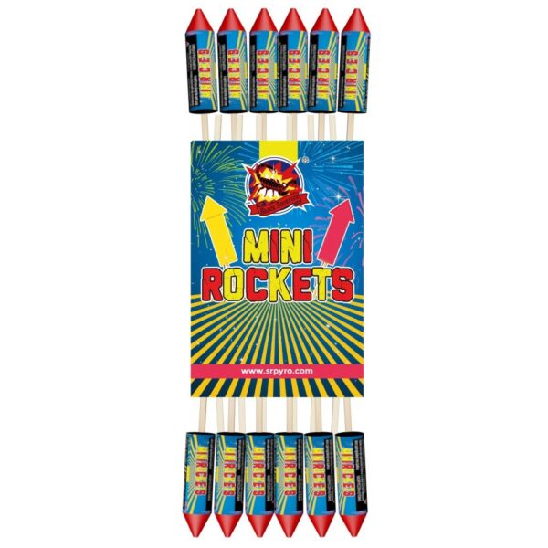 MINI ROCKETS 15MM CLE2601 – rakiety SrPyro 12 sztuk