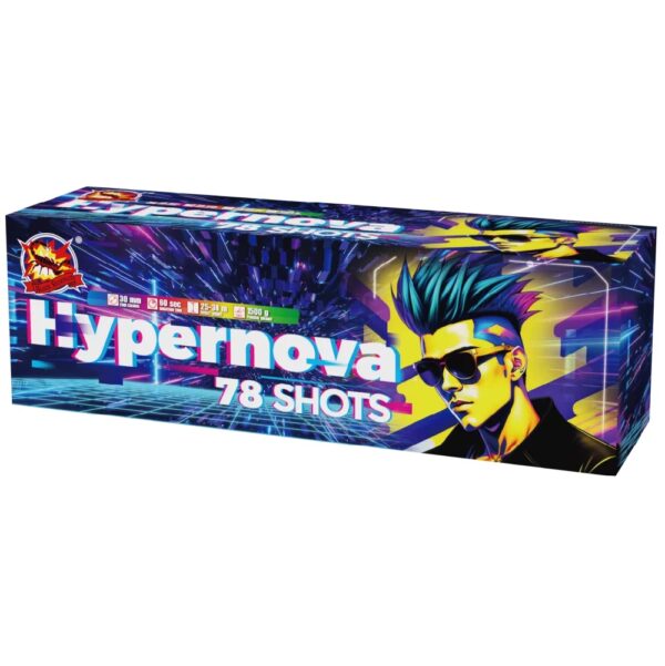 HYPERNOVA CLE4581 – wyrzutnia SrPyro 78 strzałów 30 mm