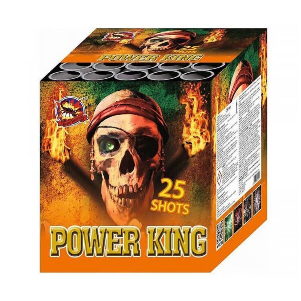 POWER KING CLE4052 – wyrzutnia SrPyro 25 strzałów 50 mm