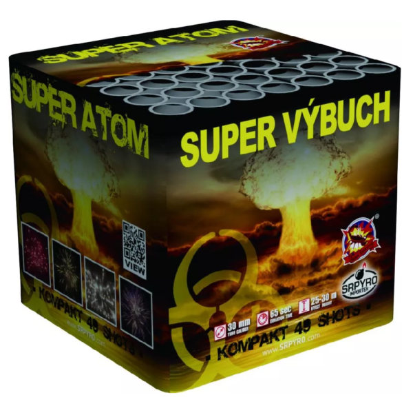SUPER ATOM CLE4039 – wyrzutnia SrPyro 49 strzałów 30 mm