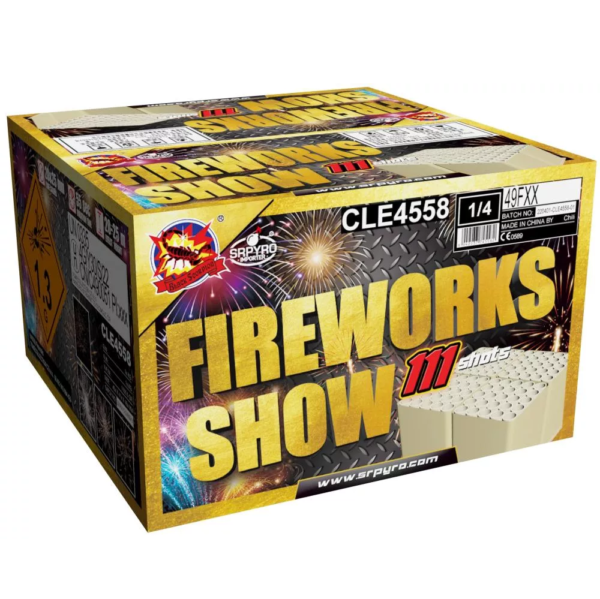 FIREWORKS SHOW 111 CLE4558 – wyrzutnia SrPyro 111 strzałów 20/25 mm