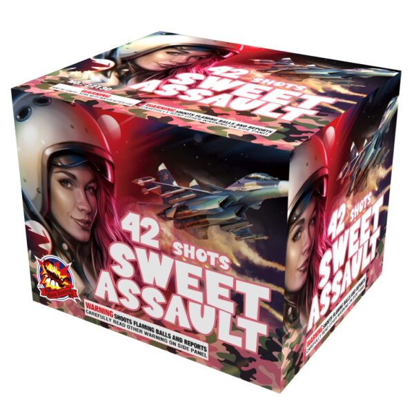 SWEET ASSAULT 22130 – wyrzutnia SrPyro 42 strzałów 30 mm