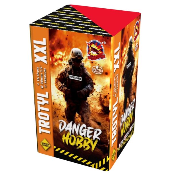 Danger Hobby Trotyl XXL CLE4355 – wyrzutnia SrPyro 16 strzałów 38 mm