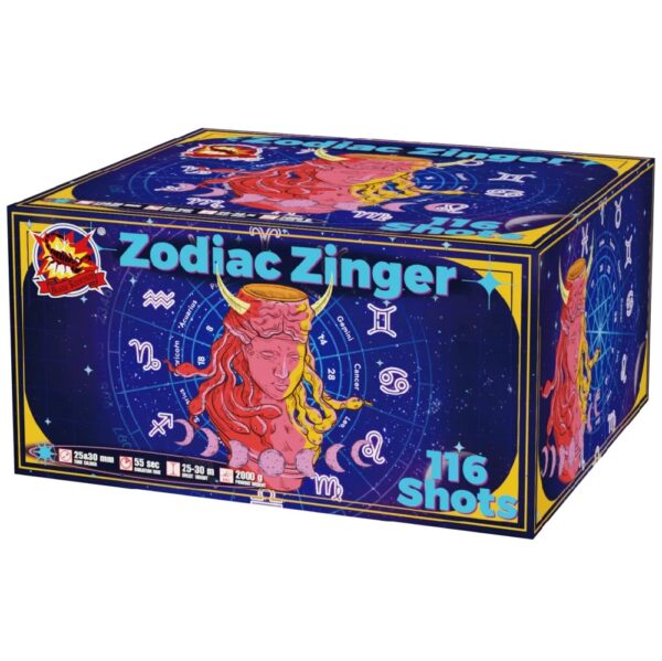 ZODIAC ZINGER CLE4583 – wyrzutnia SrPyro 116 strzałów 25/30 mm