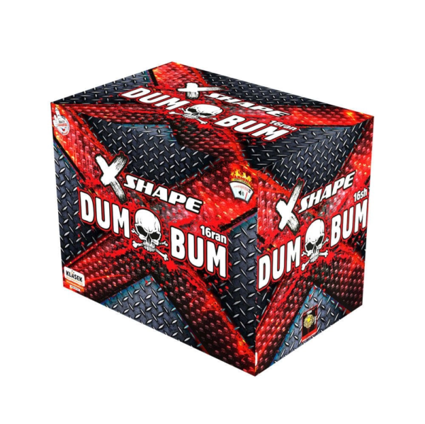 Dum Bum X SHAPE CX1620D – wyrzutnia hukowa Klasek 16 strzałów 0.8"