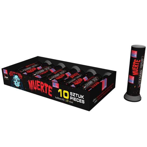 MUERTE JB-1/H – single shot hukowy Jorge 10 sztuk / 18 mm