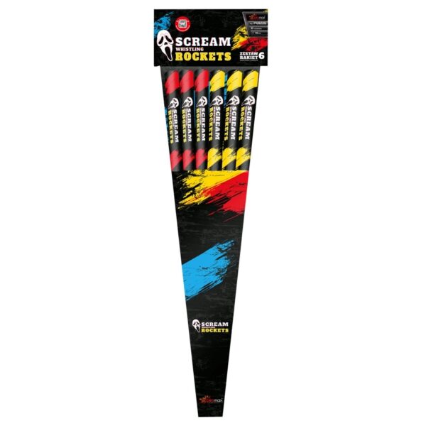 SCREAM ROCKETS PXR226 – rakiety Piromax 6 sztuk