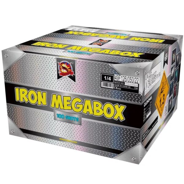 IRON MEGABOX CLE4546 – wyrzutnia SrPyro 100 strzałów 30 mm