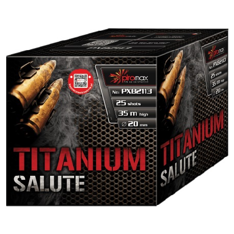 TITANIUM SALUTE PXB2113 – wyrzutnia hukowa Piromax 25 strzałów 0.8"