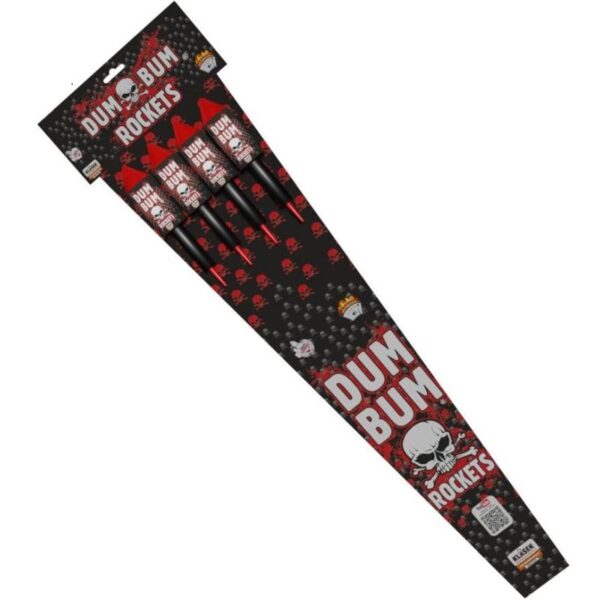 Dum Bum Rocket RS4DU – rakiety hukowe Klasek 4 sztuki