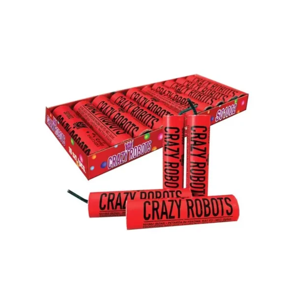 CRAZY ROBOTS S01002 – petardy Triplex 10 sztuk