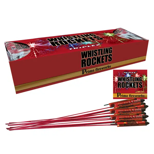 WHISTLING ROCKET TXR445A – rakietki Triplex 12 sztuk