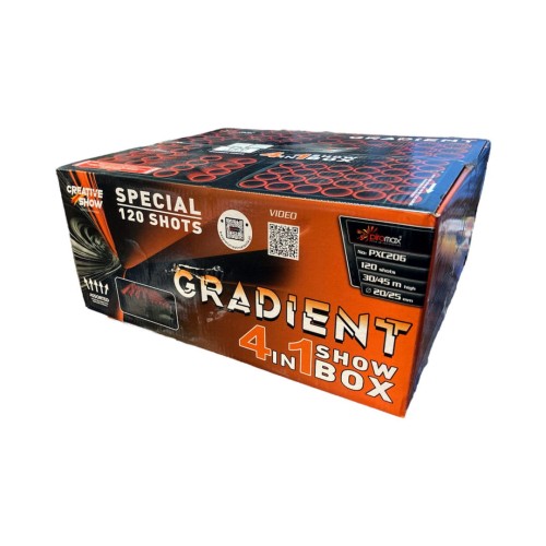 4in1 GRADIENT PXC206 – wyrzutnia Piromax 120 strzałów 20/25 mm