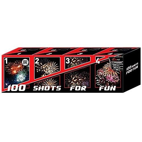 SHOTS FOR FUN PXS202 – wyrzutnia Piromax 100 strzałów 30 mm