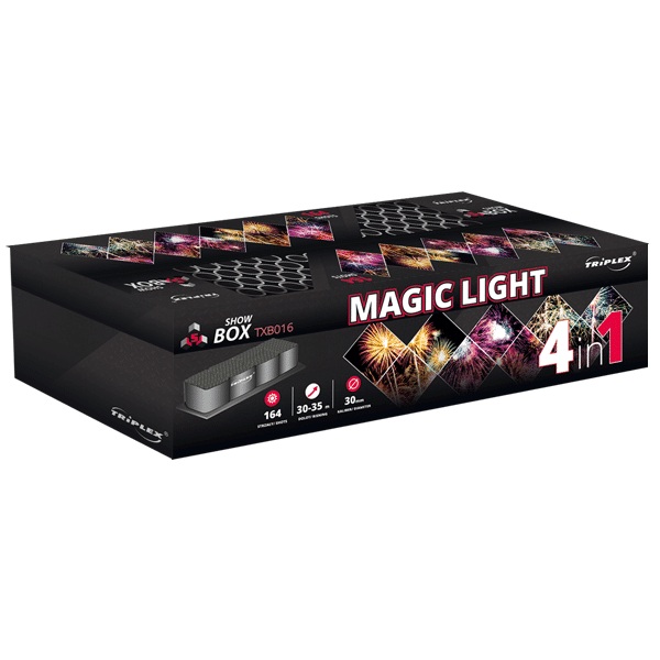 MAGIC LIGHT TXB016 – wyrzutnia Triplex 164 strzałów 25 mm