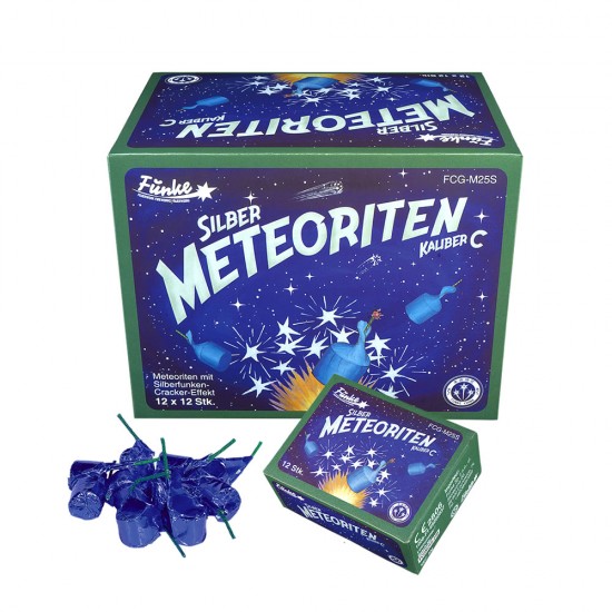 Silber Meteoriten Kaliber C FCG-M25S – race pistoletowe Funke 12 sztuk