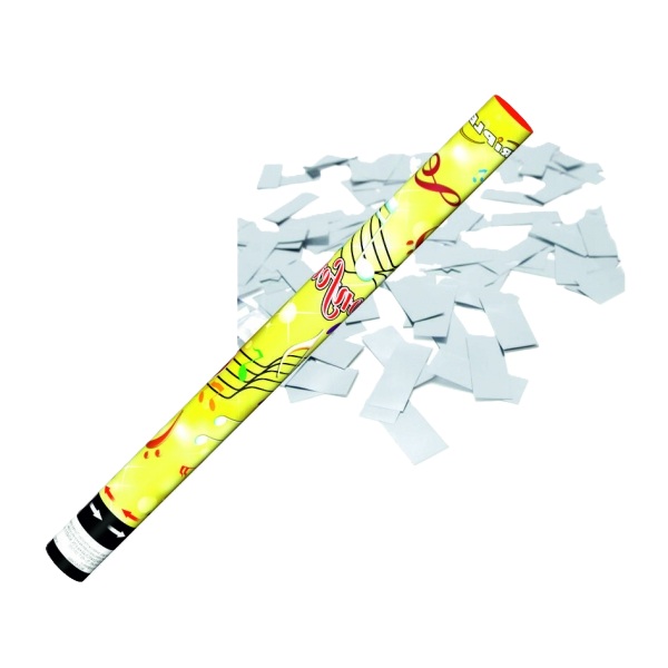 60cm SREBRNE TXK657 – konfetti pneumatyczne Triplex 1 sztuka
