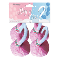 RÓŻOWE TXK162-10 – serpentyny rzucane Triplex 4 sztuki