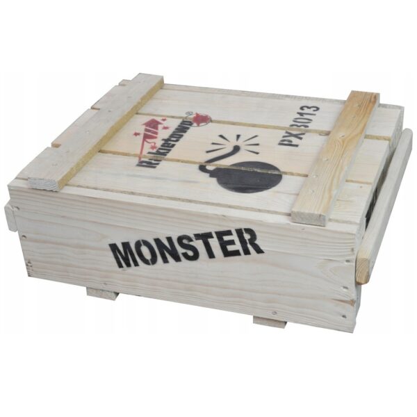 MONSTER PXB013 – wyrzutnia w skrzyni Piromax 168 strzałów 0.8"