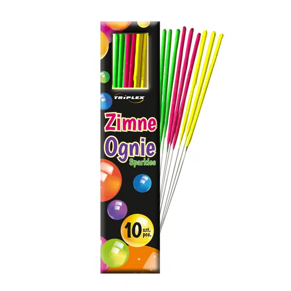 NEONOWE TXF442 – zimne ognie Triplex 17 cm / 10 sztuk