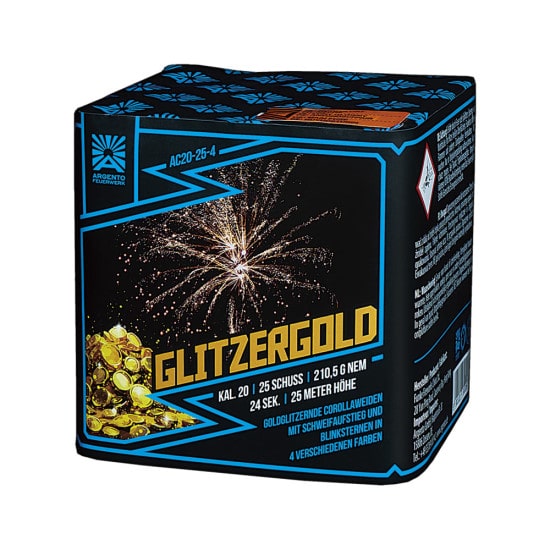 GLITZERGOLD AC20-25-4 – wyrzutnia Argento 25 strzałów 20 mm
