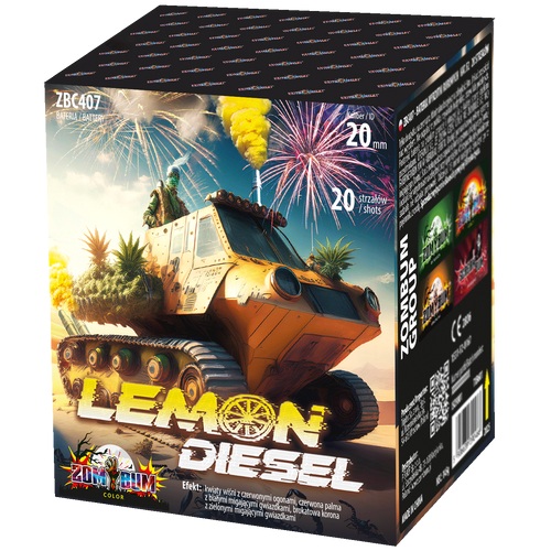 Color LEMON DIESEL ZBC407 – wyrzutnia Zom Bum 20 strzałów 20 mm