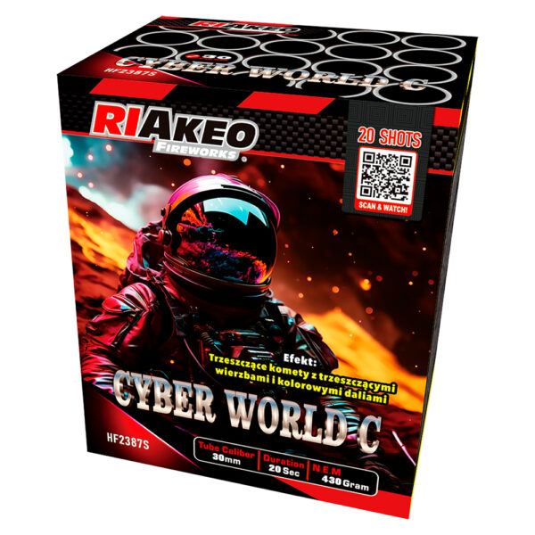 CYBER WORLD C HF2387S – wyrzutnia RIAKEO 21 strzałów 30 mm