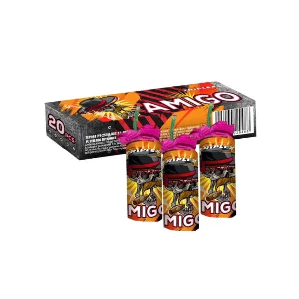 AMIGO TXP948 – petardy ze stroboskopem Triplex 20 sztuk