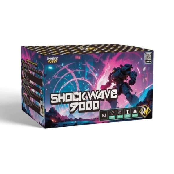 Shock Wave 9000 PC2W3 – wyrzutnia Danger Hobby 100 strzałów 30 mm