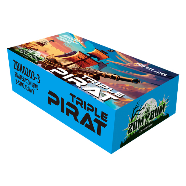 PIRAT TRIPLE ZBK0203-3 – emitery dźwięku Zom Bum 100 sztuk