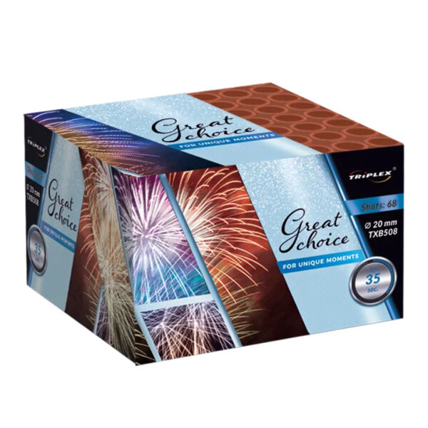GREAT CHOICE FOR UNIQUE MOMENTS TXB508 – wyrzutnia Triplex 68 strzałów 20 mm