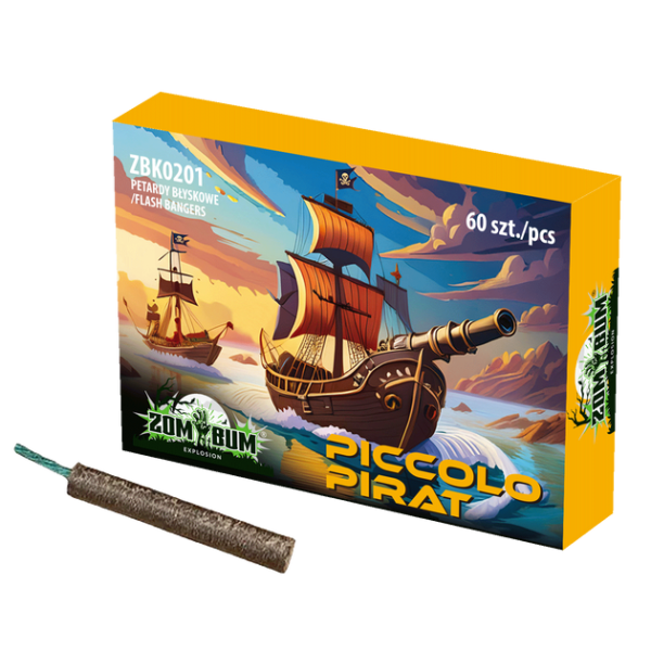 PICCOLO PIRAT ZBK0201 – petardy Zom Bum 60 sztuk