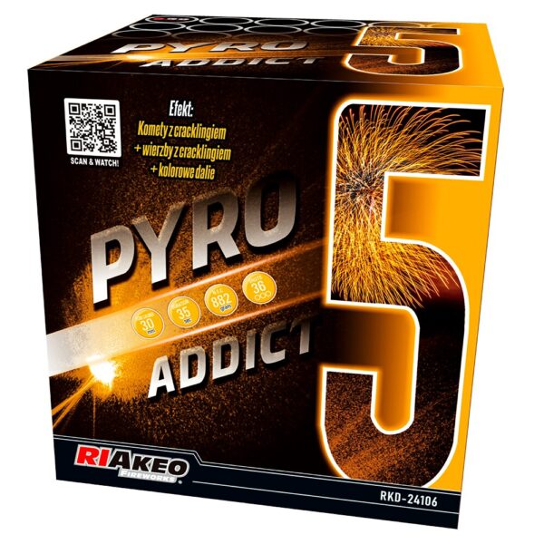 PYRO ADDICT 5 RKD-24106 – wyrzutnia RIAKEO 36 strzałów 30 mm